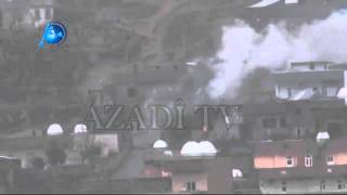 Resistance continue - 2day a turkish tank targeted by activists in kurdish city Cizre