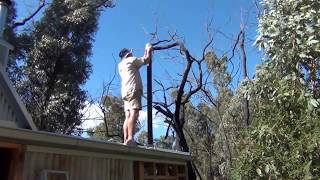 Barefoot building and part of an ongoing series. Constructing a double chambered odor-free composting toilet is easy. Here, you