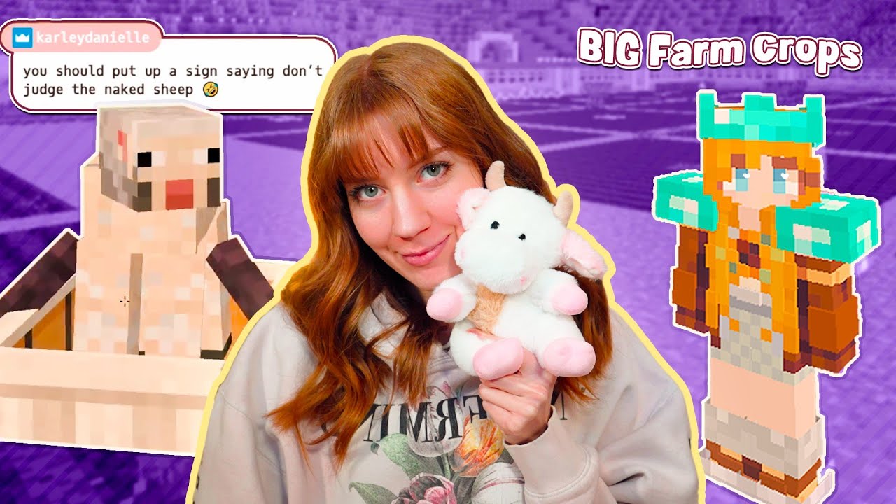 Farming on 🌱🌻Minecraft Cozy Haven🌸🍃