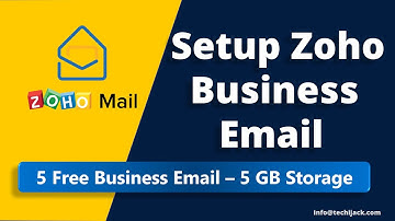 Zoho Business Email gratis instellen #zohomail
