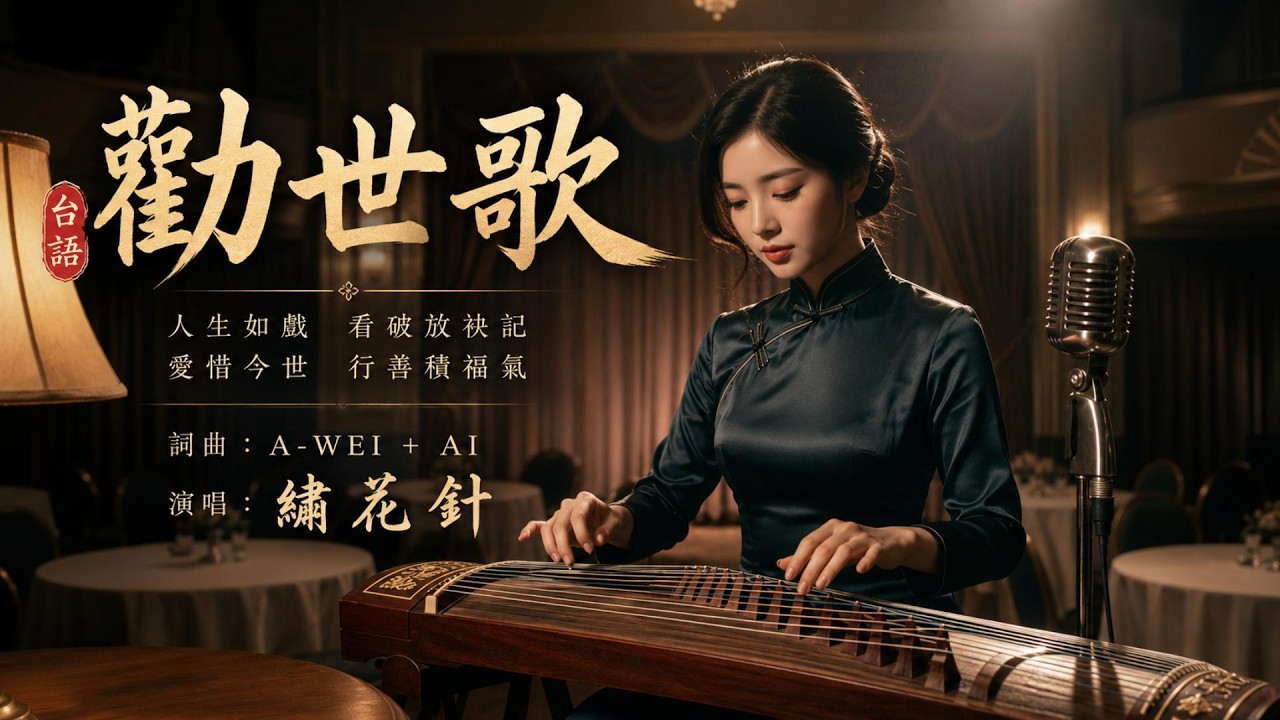 [#台語]《#勸世歌》🥀鳥為食亡人為財？一首台語好歌唱透人生百態💔#Nice song |A-WEI #Music#原創#MV(260614) | #ai #阿偉音樂#閩南語