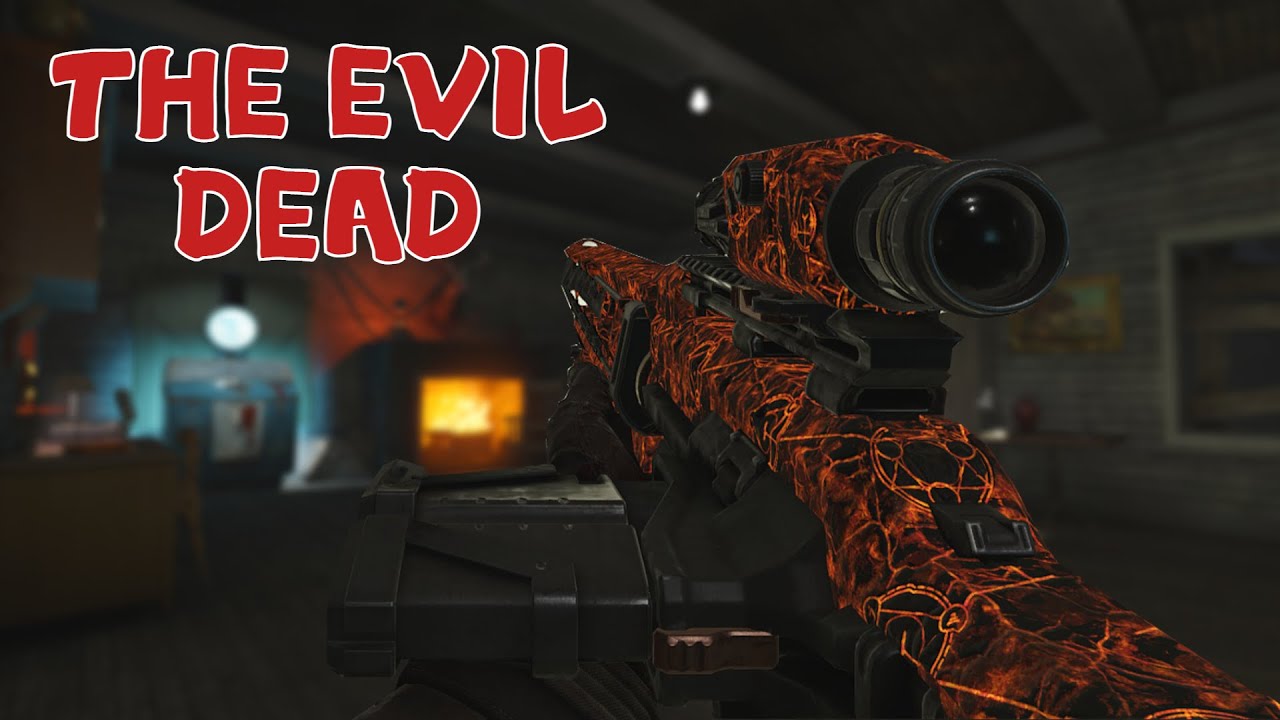 EVIL DEAD CUSTOM MAP ZOMBIES GAMEPLAY IN BLACK OPS 3 