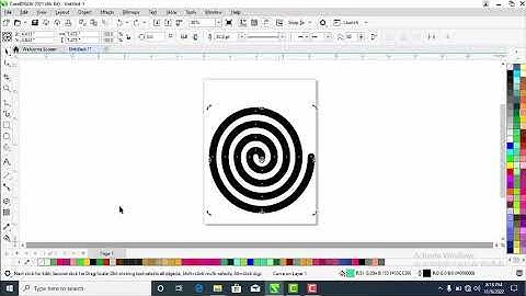 Corel DRAW 2021 Spiral Tools |7th Lecture in pashto|