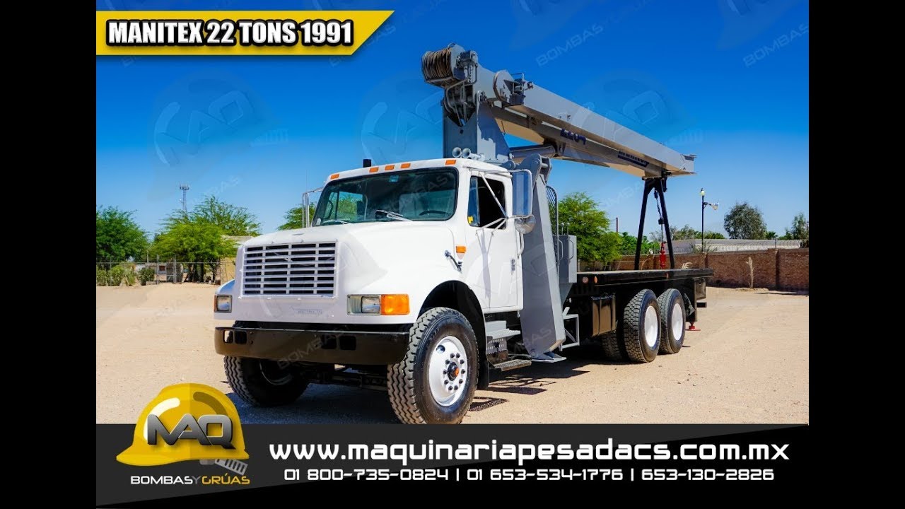 GRUA TITAN INTERNATIONAL - MANITEX 22 TONS 1991