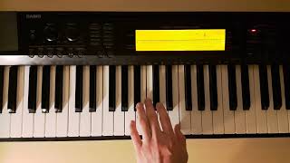 Bbm(maj7) - Piano Chords - How To Play