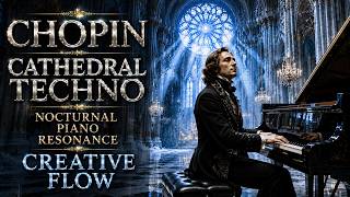 Chopin Cathedral Techno | Nocturnal Piano Resonance for Creative Flow screenshot 5