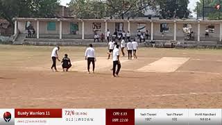 Live Cricket Match | Gabbar Ke Sher vs Bunty Warriors 11 | 28-Oct-21 07:37 AM 12 overs | BHATAPARA -