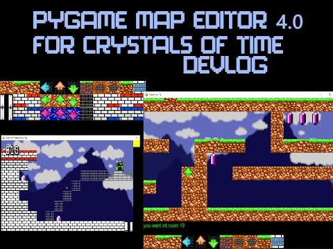 Pygame Map Editor 4.0 for Crystals of time