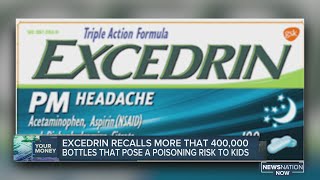 Excedrin recalls more than 400k bottles of popular headache, migraine painkillers