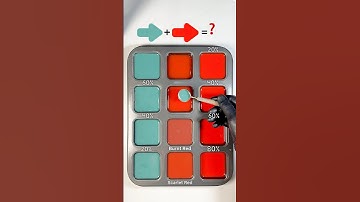 The Most Powerful Shades of Red Ever 😨❤️‍🔥 #colorlovers #colormix #relaxing #shortvideo #shorts