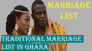 akan traditional marriage list in ghana: marriage list  (marriage list for bridal 2024) akan wedding screenshot 5