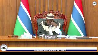 FIRST ORDINARY SESSION IN THE 2026 LEGISLATIVE YEAR.
