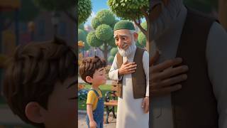 The Honest Muslim Boy Returns a Lost Wallet ❤️ | Islamic Cartoon Story | #Shorts