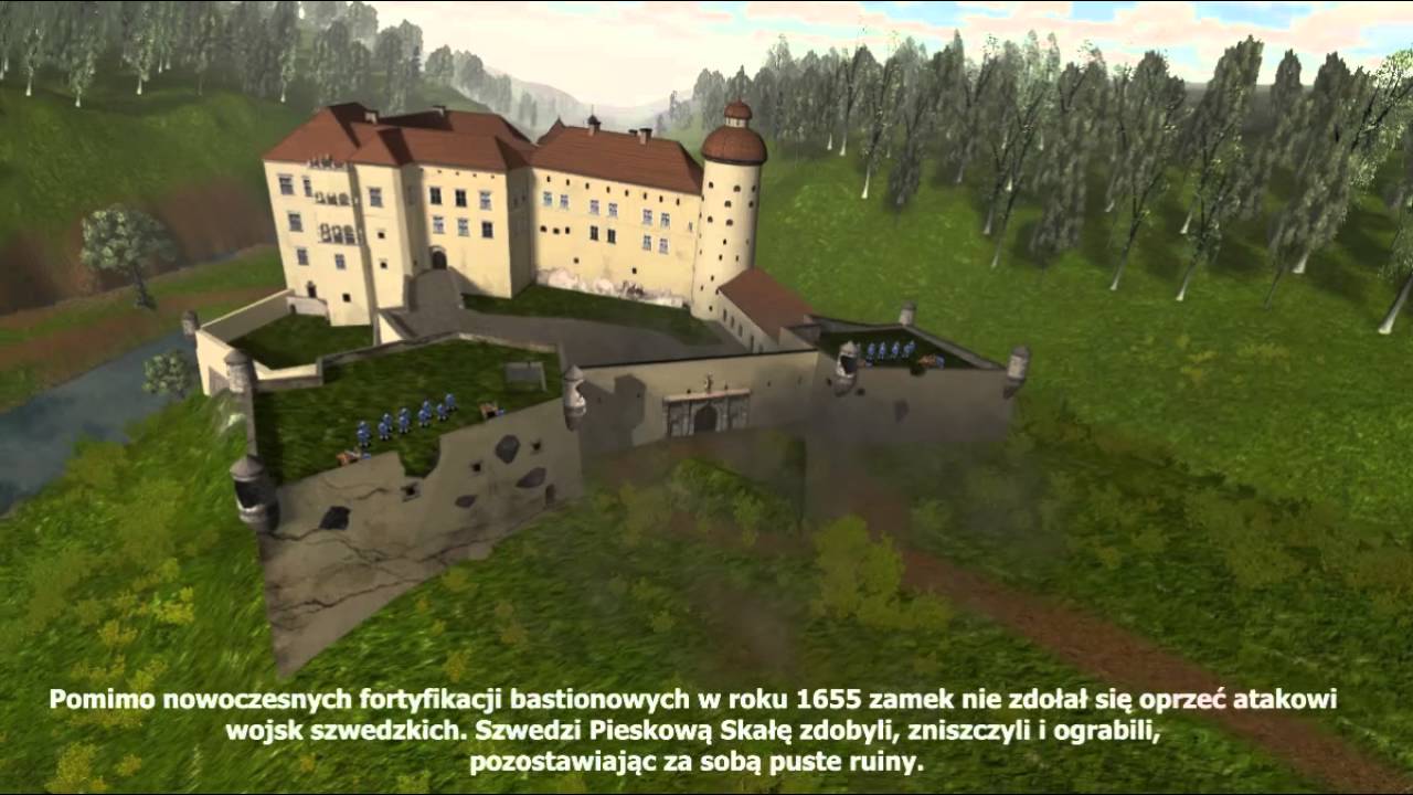 Pieskowa Skała - przemiany architektoniczne