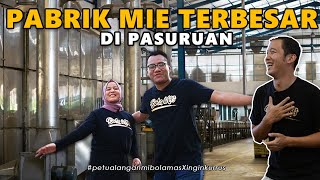MELIHAT LANGSUNG PEMBUATAN MIE DARI PABRIKNYA || MIE BOLA MAS PASURUAN