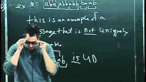 The unique-decipherability problem