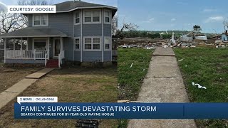 Family survives deadly storm