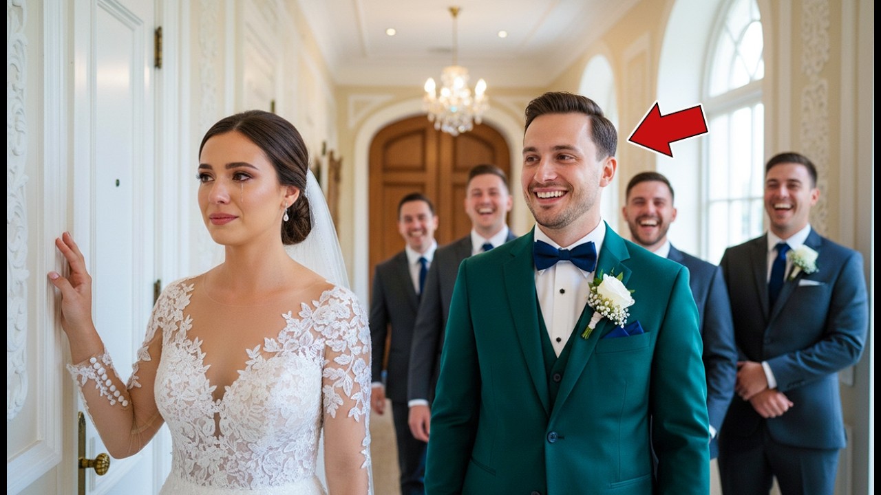 Quelques minutes avant d’épouser le millionnaire, la mariée entend tout — sa décision choque !