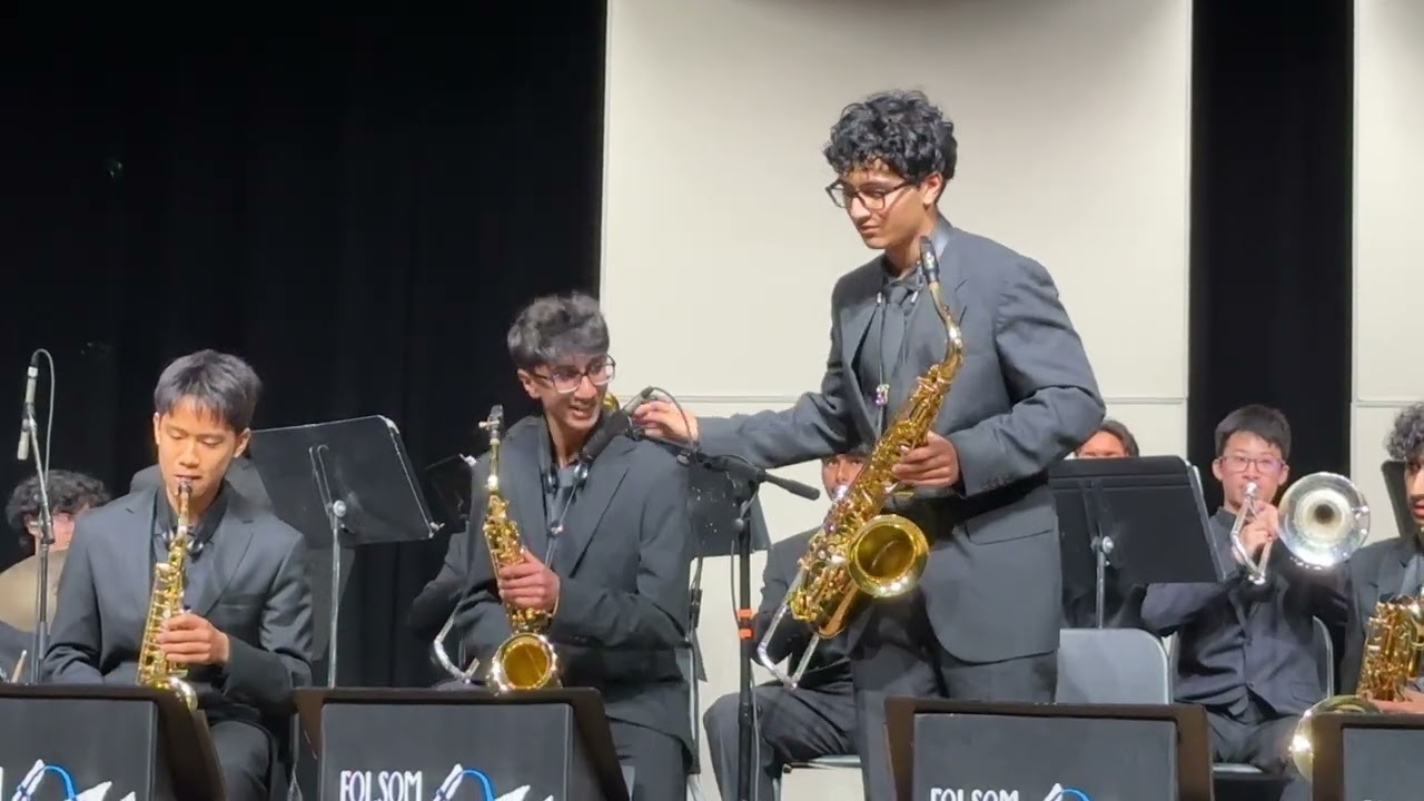 EHS Jazz Band at Folsom High, Jan 2026