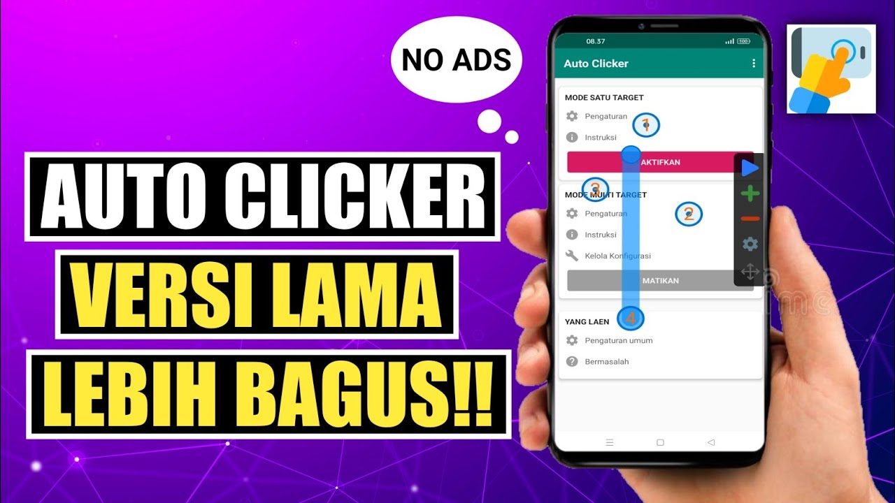 PANTESAN YANG SEKARANG SERING ERROR!! Auto Clicker Versi Lama Lebih