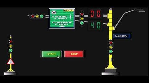 AUTOMATION STUDIO V6.0 (Traffic lights with 7 segment) #trafficsignal #sevensegmentdisplay