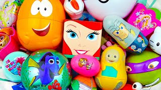 101 SURPRISE Eggs! Find Disney Frozen, Beauty and the Beast, Inside Out, Coco, Minecraft Characters