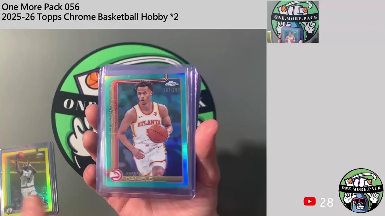 01/01 OMP-056 Topps Chrome Basketball Hobby *2 / Topps Now MVP 組合開箱