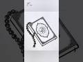 📖✨ Quran Sharif Drawing | Peaceful Islamic Art 🖤 #Shorts