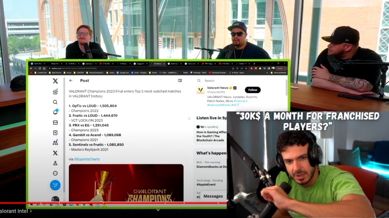 Tarik reacts to OpTic owner on Valorant Tier 1 Salaries