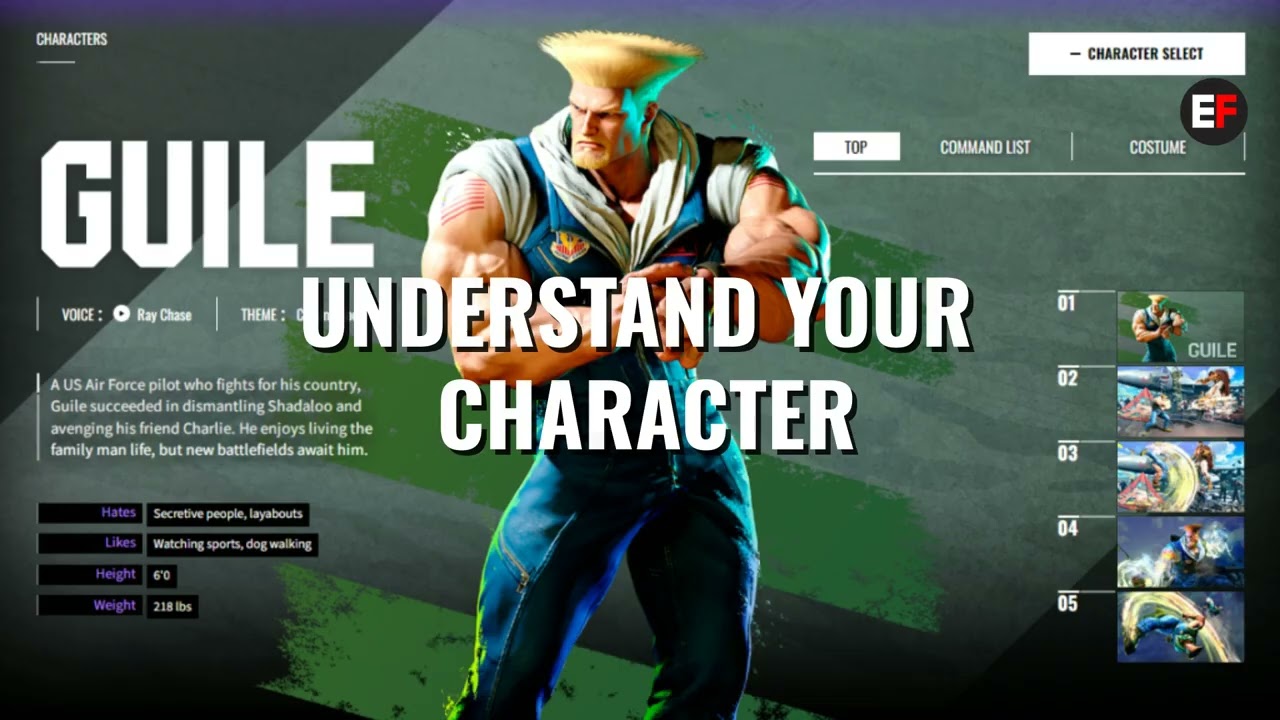 GUILE Combo Guide (Modern Controls) – Street Fighter 6 