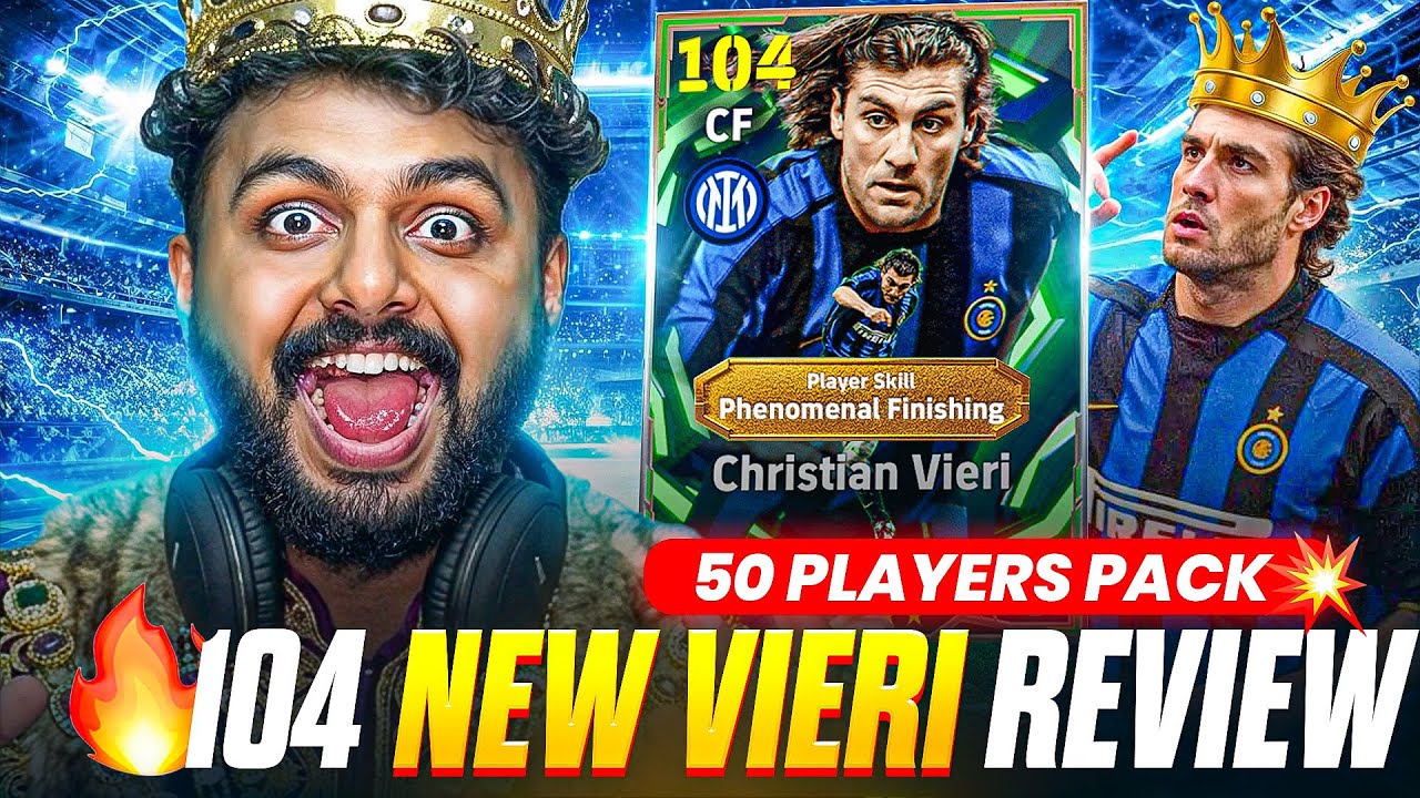 104 NEW VIERI ~ DON’T SPEND COINS🤡 | HE PISSED ME OFF🤬 HEAVY LIKE AN ELEPHANT🙂🚶GOALS & EASY MISSES🤔