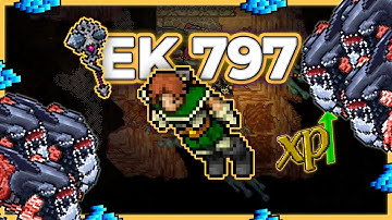 EK 797 Hunt Solo Roshamuul Mines (Terrorsleep) 5.1kk/h Raw 1.2kk Profit - Tibia Hunt [14.12] #tibia