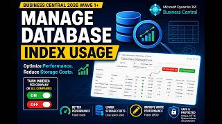 Turn SQL Indexes On/Off Without Code — Business Central