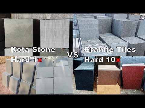 Kota Stone Tiles vs Granite Tiles: Kota Stone Price - Kota Stone Flooring