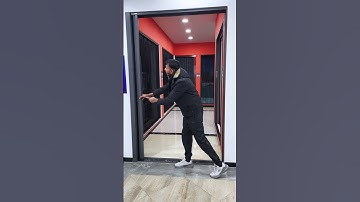 Return roll-up invisible door, high-definition mesh # Qiangning door and window protection system