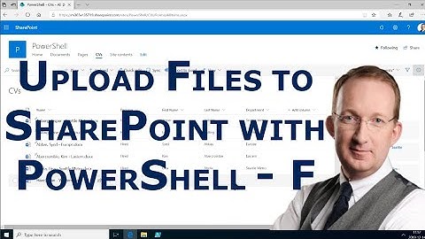 170 Keep Metadata when Uploading Files to SharePoint via PowerShell - F - PowerShell with SharePoint
