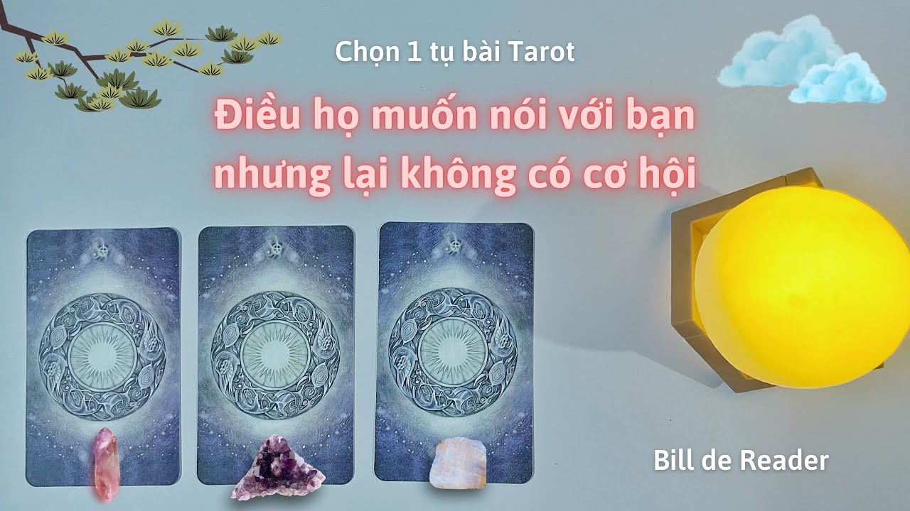 ĐIỀU HỌ MUỐN NÓI VỚI BẠN NHƯNG KHÔNG CÓ CƠ HỘI - Chọn 1 tụ bài Tarot