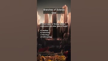 Branches of Science Quiz #quiz #education #trivia #science