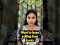 Your editing journey starts here 💪 #editing #learn #ytshorts