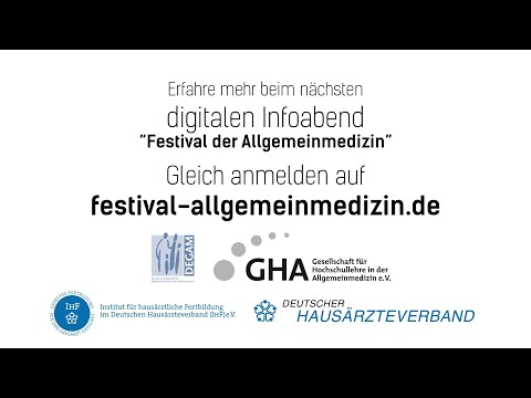 Online-Infoabend „Festival der Allgemeinmedizin 2022