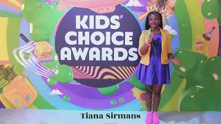 Nickelodeon Kids' Choice Awards Young Dylan Interview with Tiana Sirmans
