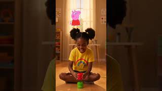 Learning Shape Blocks Fail → WIN 😂🔺 #Shorts #LearnShapes #KidsEducation #3DAnimation #Toddler