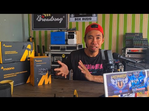 Mga Microphone na Ginagamit ko sa Recording | Maono WM820-C2 Wireless Mic