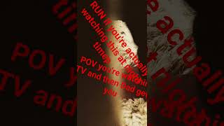 POV you're watching TV until you laugh so loud that's your dad heard you
