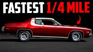 30 FASTEST  American Muscle Cars of the '70s (1/4 Mile Time)