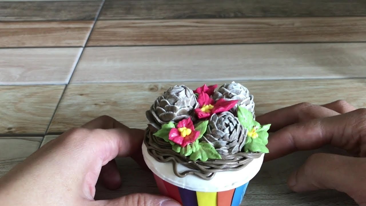 How To Make Buttercream Pine Cones