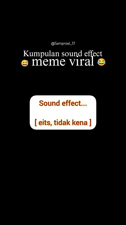 eitt, tidak kena || Sound effect funny viral #meme #funny #viral #shorts #memes