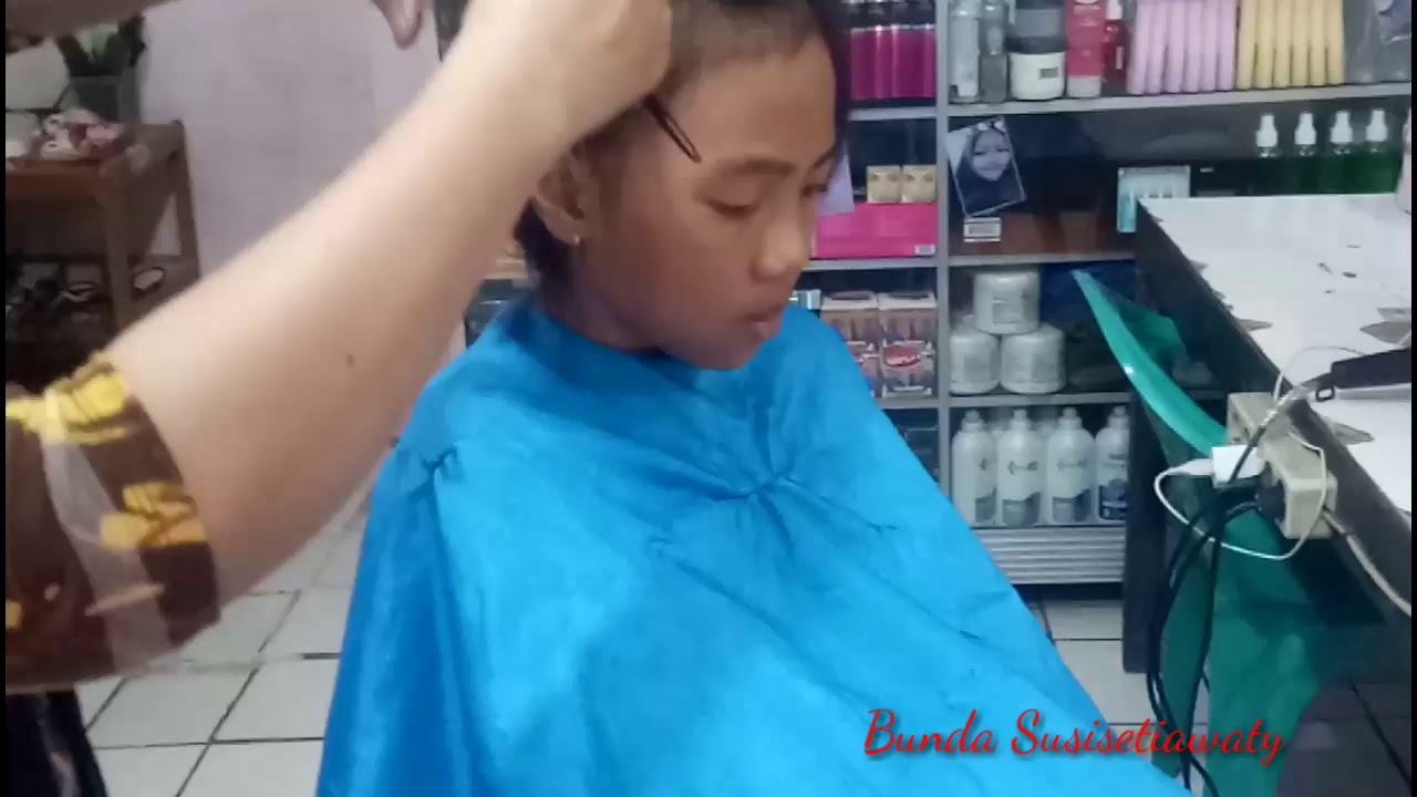 438 Women haircut yongen  model rambut yongen  Bun  YouTube