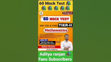 Aditya ranjan New E-book launching 60 Mock test BY Aditya Ranjan Sir | Rankers Gurukul | #Cgl #Chsl
