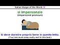 Italian Grammar: Si Impersonale
